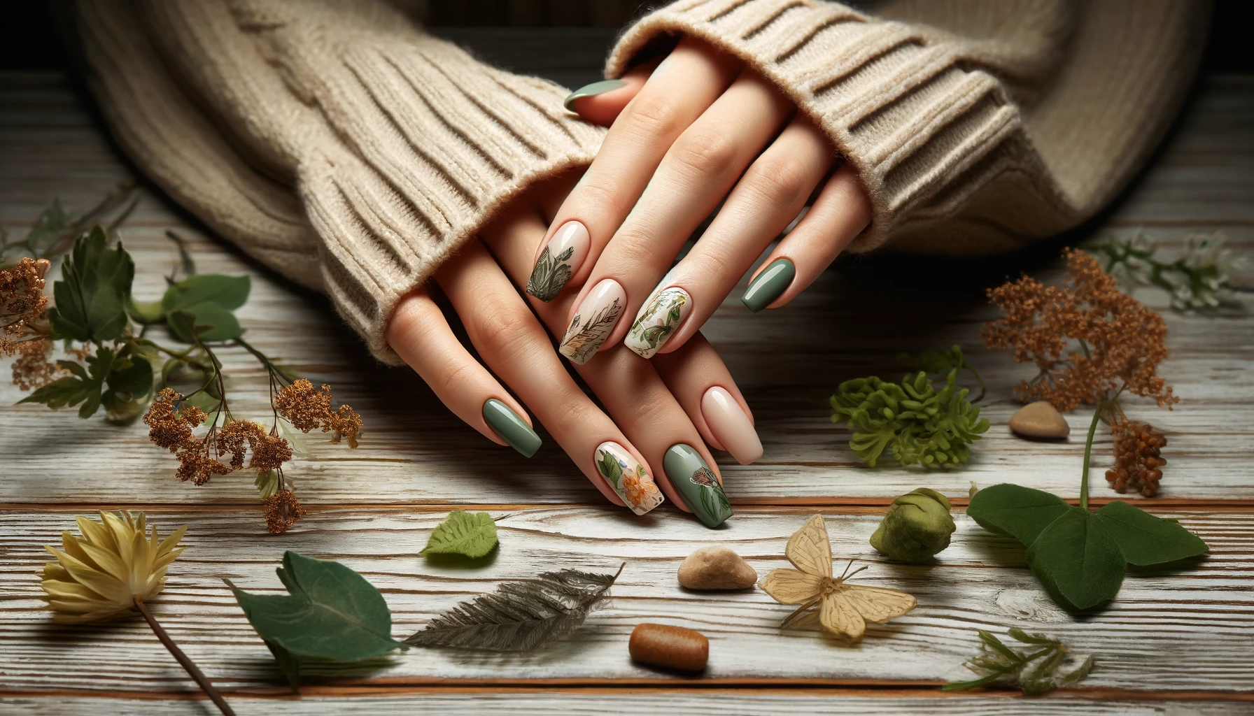 Trendy manicure - Manicure z Motywami Natury